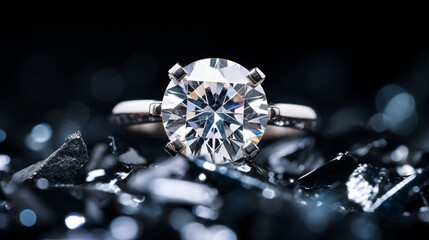 Classic Simple Diamond Engagement Ring