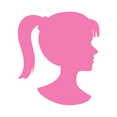 womens day pink silhouette