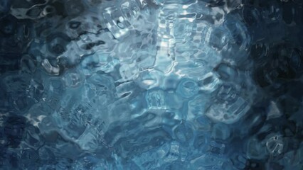 Super slow motion of water wave on light blue background. Filmed on High Speed Cinematic Camera at 1000 FPS