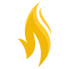 flaming fire sign illustration