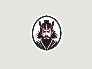 Samurai Logo Design EPS format Very Cool 