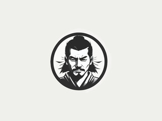 Samurai Logo Design EPS format Very Cool 