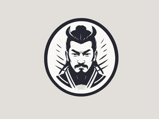 Samurai Logo Design EPS format Very Cool 