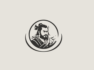 Samurai Logo Design EPS format Very Cool 