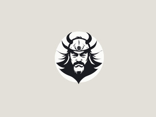 Samurai Logo Design EPS format Very Cool 