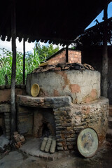 Handmade wood-fired oven from the Maragogipinho potteries in the city of Aratuipe, Bahia.