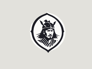 Samurai Logo Design EPS format Very Cool 