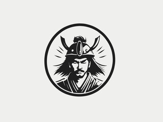 Samurai Logo Design EPS format Very Cool 