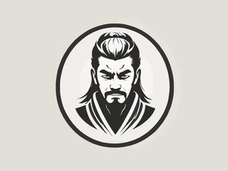 Samurai Logo Design EPS format Very Cool 