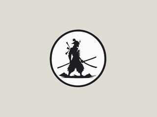 Samurai Logo Design EPS format Very Cool 