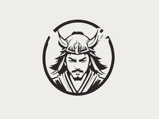 Samurai Logo Design EPS format Very Cool 