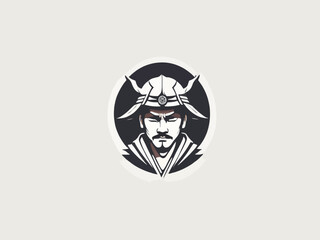 Samurai Logo Design EPS format Very Cool 