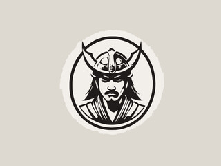 Samurai Logo Design EPS format Very Cool 