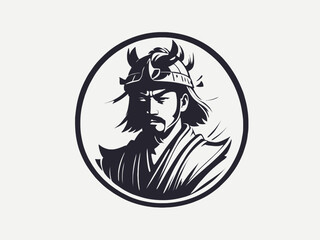Samurai Logo Design EPS format Very Cool 