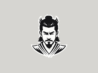 Samurai Logo Design EPS format Very Cool 