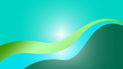 Abstract curvy gradient background with soft and modern color combination	