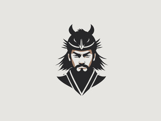 Samurai Logo Design EPS format Very Cool 