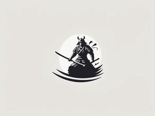 Samurai Logo Design EPS format Very Cool 