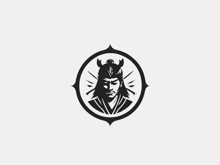 Samurai Logo Design EPS format Very Cool 