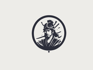Samurai Logo Design EPS format Very Cool 