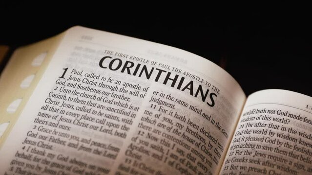 The Bible-New Testament Corinthians page