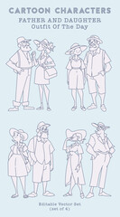 Fashion Illustration of Cartoon Characters