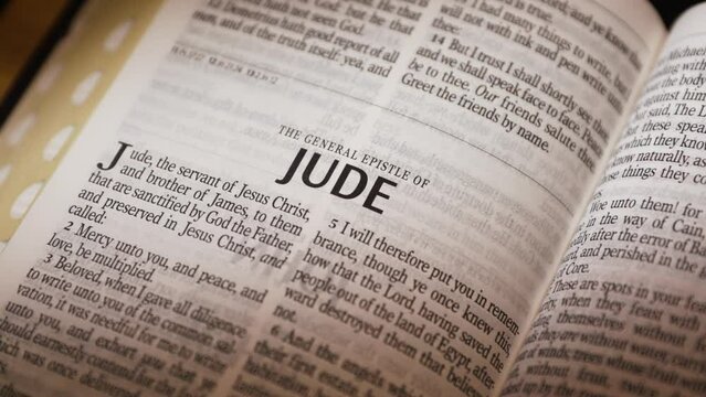 The Bible-New Testament Jude title page