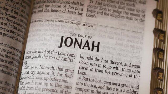 The Bible-The Old Testament Book of Jonah title