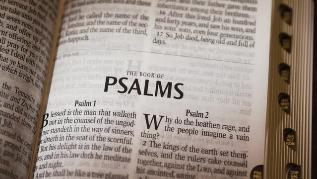 The Bible-The Old Testament Book of Psalms