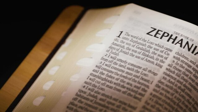 The Bible-The Old Testament Book of Zephaniah title