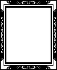 rectangle ornament frame