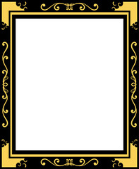 rectangle ornament frame