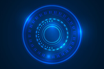 Big data visualization technology abstract. top security background technology.