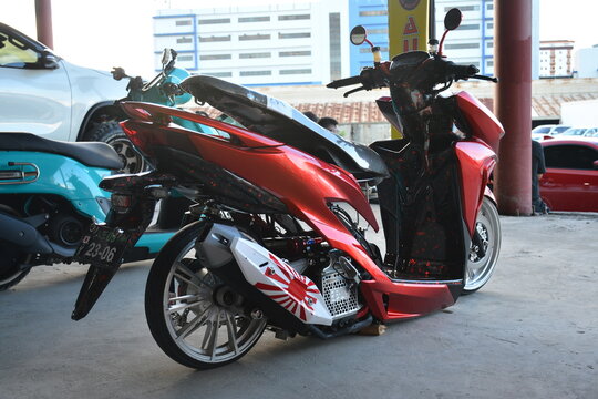 Honda click at VIP car show in Cainta, Philippines