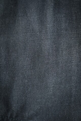 black denim clothing texture background, textile of pants fashion