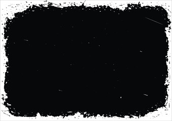 Abstract grunge texture background, distressed border, dust grain vector illustration template for wallpaper, banner, web site, poster.