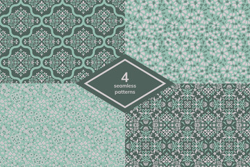 Abstract and floral patterns