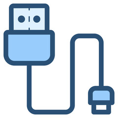 usb charger cable icon