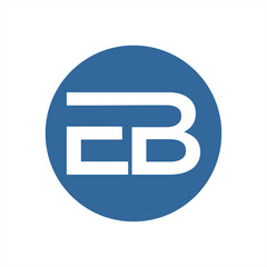 letter eb logo design