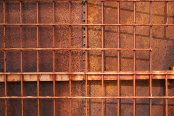 Rusted corroded metal