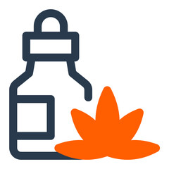 Potent Cannabis Extract Icon for Medicinal Applications