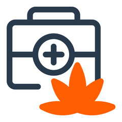 Secure Medical Box Icon for Cannabis Storage Solutions