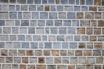texture of Korean traditional brick wall for background