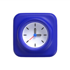clock 3d icon