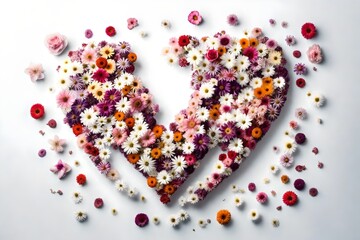 Obraz premium heart made of beads