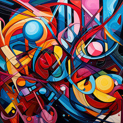 Colorful And Visually Striking Abstract