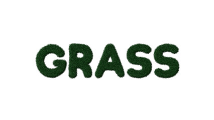 Grass Text