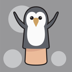 Hand puppets collection vector