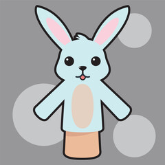 easter bunny with a egg