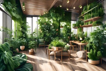 Fototapeta premium plants in room